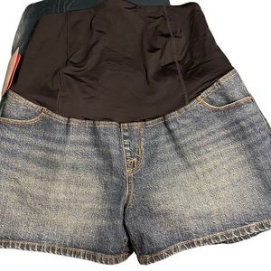 Isabel Maternity midi Jean short